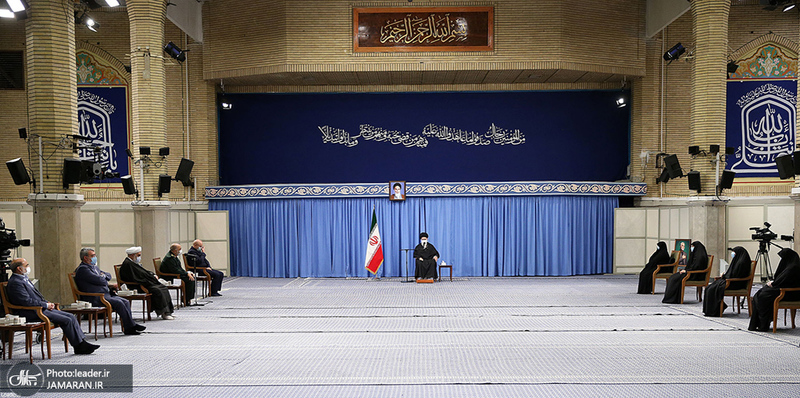 دیدار خانواده شهید حاج قاسم سلیمانی و دست‌اندرکاران مراسم سالگرد ایشان با رهبر معظم انقلاب
