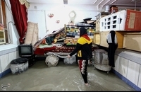 اهالی کوت عبدالله شهرستان کارون غرق در آب  (3)