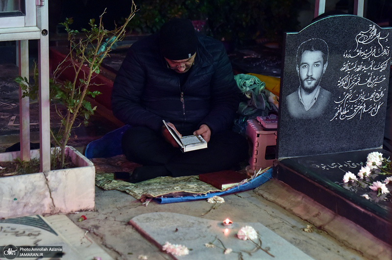 احیای شب بیست و سوم ماه رمضان در گلزار شهدای بهشت زهرا (س)