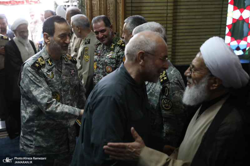 مراسم تکریم ۵۷ شهید گلگون کفن ارتش جمهوری اسلامی ایران