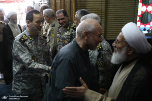 مراسم تکریم ۵۷ شهید گلگون کفن ارتش جمهوری اسلامی ایران