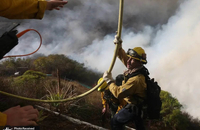 آتش سوزی در لس آنجلس آتش سوزی در کالیفرنیا (9)