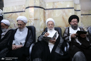 مراسم بزرگداشت آیت الله العظمی محقق کابلی در مسجد اعظم قم