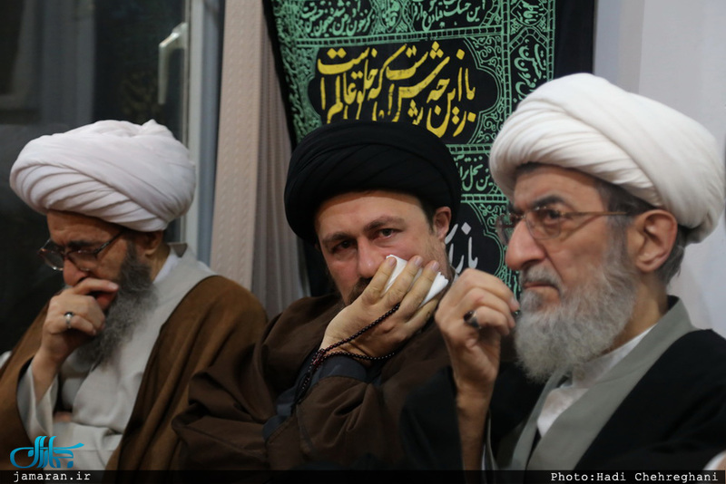 مراسم عزادارى شهادت حضرت فاطمه زهرا(س) در بيت آيت الله دوستى زنجانى