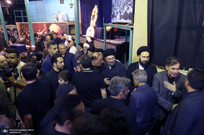 مراسم بزرگداشت همسر آیت الله موسوی بجنوردی (ره) در حسینیه شماره یک جماران-3