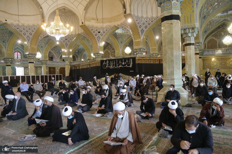 مراسم تشییع پیکر آیت الله حسن ممدوحی(ره)