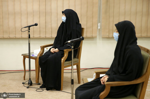 دیدار خانواده شهید فخری‌زاده با رهبر معظم انقلاب