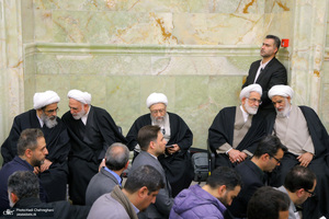 مراسم بزرگداشت شهیدان «علی رازینی» و «محمد مقیسه» در مسجد اعظم قم‎