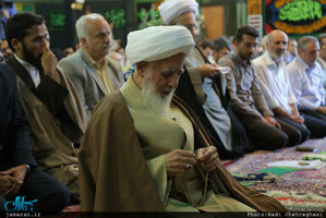 اقامه نماز عید سعید قربان در روستای احمدآباد دماوند توسط آیت الله العظمی جوادی آملی