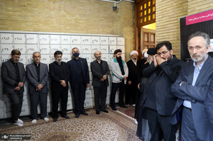 مراسم ترحیم مرحوم آیت الله نورالله شاه آبادی (ره) در تهران