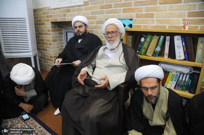 مراسم وداع با آیت الله العظمی شبیری زنجانی (ره)