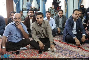 دیدار اعضای ستاد مرکزی برزگداشت حضرت امام خمینی(س) با سید حسن خمینی