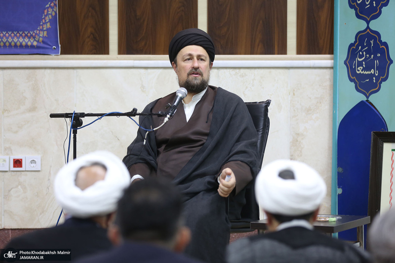 دیدار نوروزی سید حسن خمینی با کارکنان موسسه تنظیم و نشر آثار امام خمینی (س)