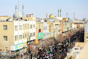 راهپیمایی باشکوه 22 بهمن در قم