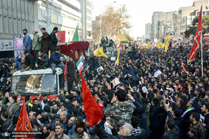  حضور میلیون ها تهرانی در تشییع پیکر مطهر سردار قاسم سلیمانی - 10 