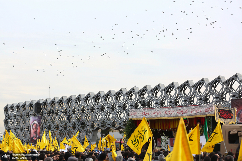 مراسم تشییع سردار شهید سید رضی موسوی