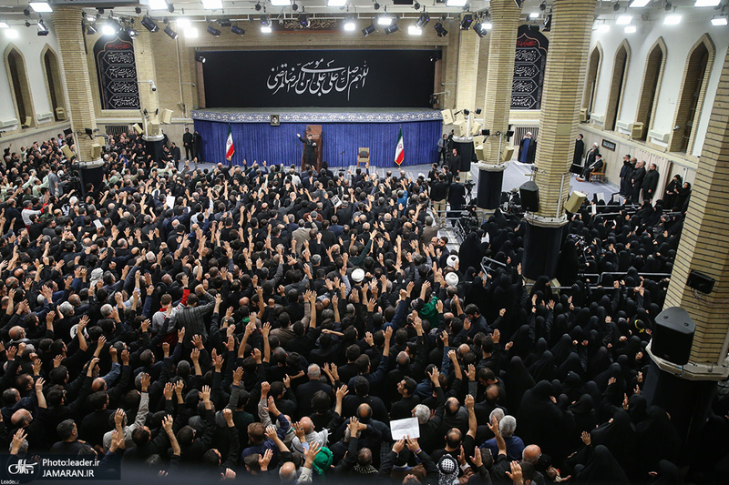 مراسم عزاداری شهادت امام رضا (ع) در حسینیه امام خمینی