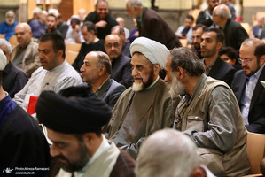 مراسم ختم همسر آیت الله سید علی سیستانی