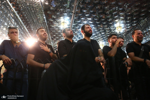 مراسم تشییع پیکر پیر غلام اهل بیت (س) حاج حسین عرب