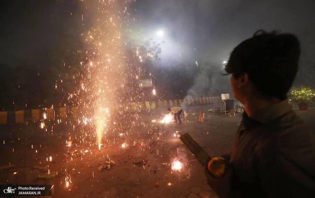 مه دود غلیظ پایتخت هند را فرا گرفت + تصاویر