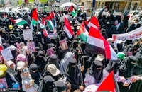 تظاهرات در تعز یمن برای حمایت از فلسطین (5)