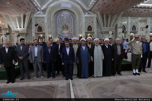 تجدید میثاق رئیس کل و کارکنان دادگستری استان تهران با آرمان های حضرت امام خمینی(س)