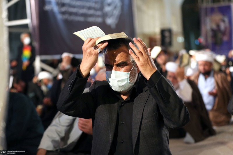 مراسم احیای شب بیست و یکم ماه رمضان در حرم مطهر امام خمینی (س)