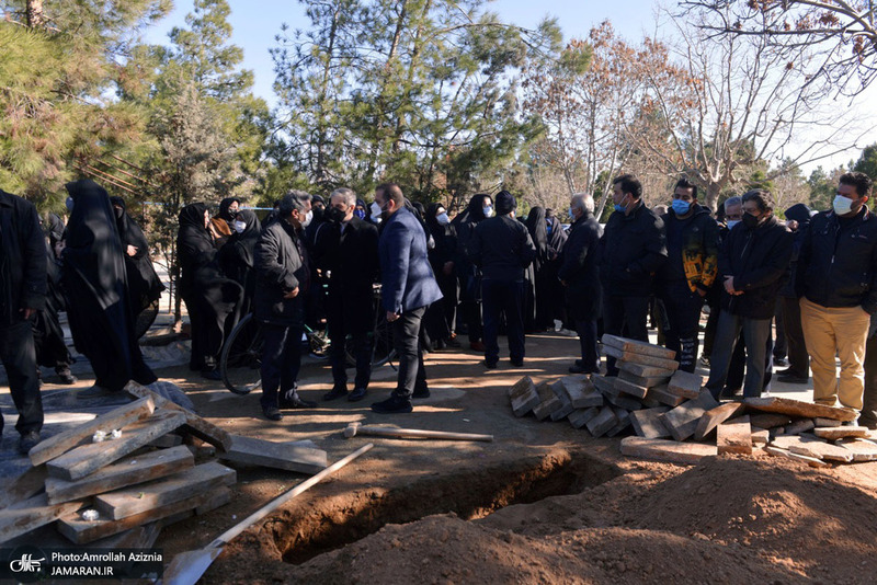 مراسم تشییع و خاکسپاری مرحوم حجت الاسلام و المسلمین سید رضا حسینی امین