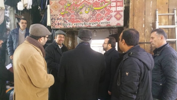 بازدید از دالان "میرزاجلیل" در بازار تبریز برای ایجاد گذر فرهنگ و هنر