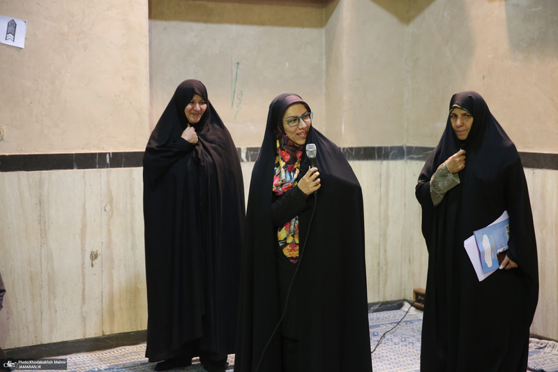 ورکشاپ هنر ی دانش آموزان هنرستان یادگار امام در حسینیه جماران