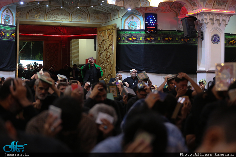 مراسم احیای شب بیست و یکم ماه مبارک رمضان در موسسه انصار الحسین(ع)