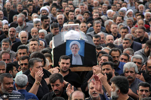 مراسم خاکسپاری حجت الاسلام والمسلمین علی اصغر رحمانی خلیلی در بهشهر