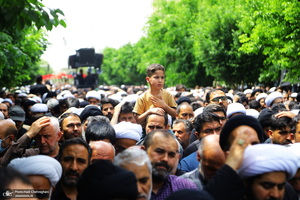 دسته عزای شهادت امام صادق(ع) با حضور آیت الله العظمی وحید خراسانی
