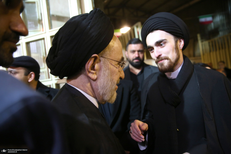 مراسم سالگرد رحلت آیت‌الله سید محمد موسوی بجنوردی در حسینیه جماران  -2