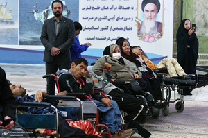 تجدید میثاق افراد دارای معلولیت و خدمتگزارن آنان با آرمان حضرت امام خمینی (س)