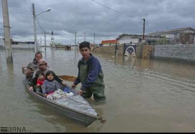 معضل سیل زدگان گلستان آبگرفتگی منازل است