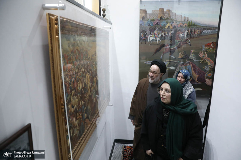 بازدید سید محمد خاتمی از موزه دکتر حسن حبیبی