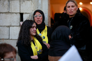 مراسم تشییع شهدای حزب الله در بیروت