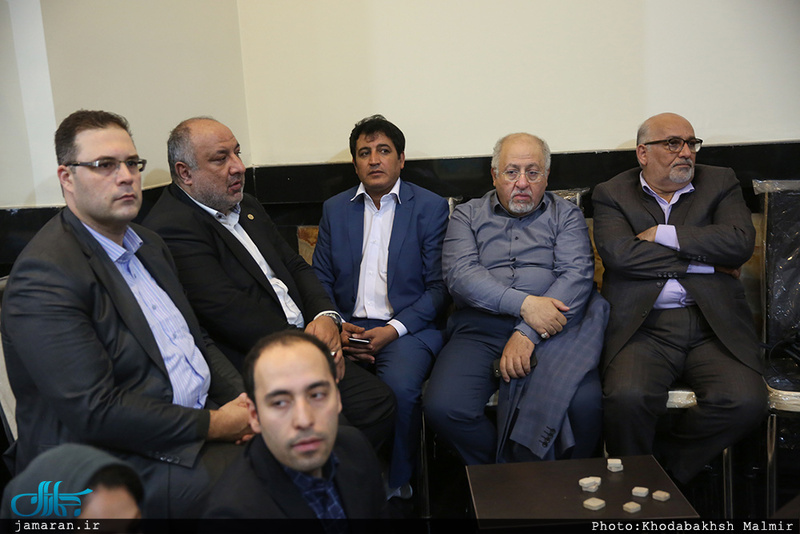 دیدار شهردار و اعضای شورای اسلامی شهر تهران با سید حسن خمینی