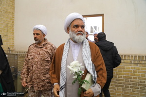 مراسم آغاز دهه فجر در بیت حضرت امام خمینی (س) در قم