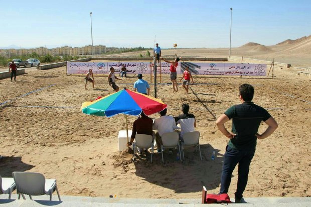 لیگ برتر والیبال ساحلی  برگزاری دو دیدار هفته پنجم در آق قلا