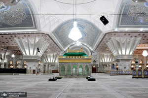 پشت صحنه ضبط برنامه«ترتیل خوانی قرآن کریم» در حرم مطهر امام خمینی(س) 