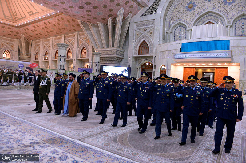 تجدید میثاق فرماندهان نیروی هوایی ارتش با آرمان های حضرت امام (س)