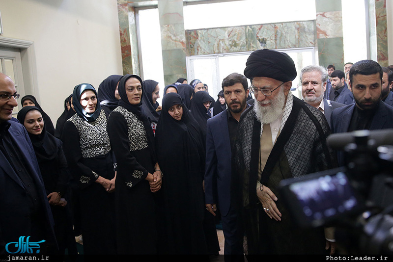 دیدار مدال‌آوران کاروان ورزشی ایران در بازی‌های آسیایی با رهبر معظم انقلاب