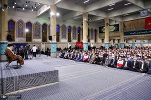 دیدار کارگزاران حج با رهبر معظم انقلاب