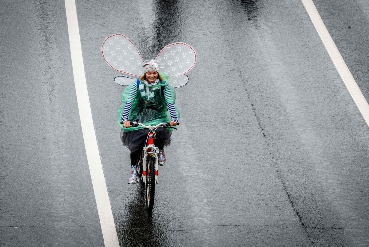 رژه زیبای دوچرخه ها در مسکو+ تصاویر