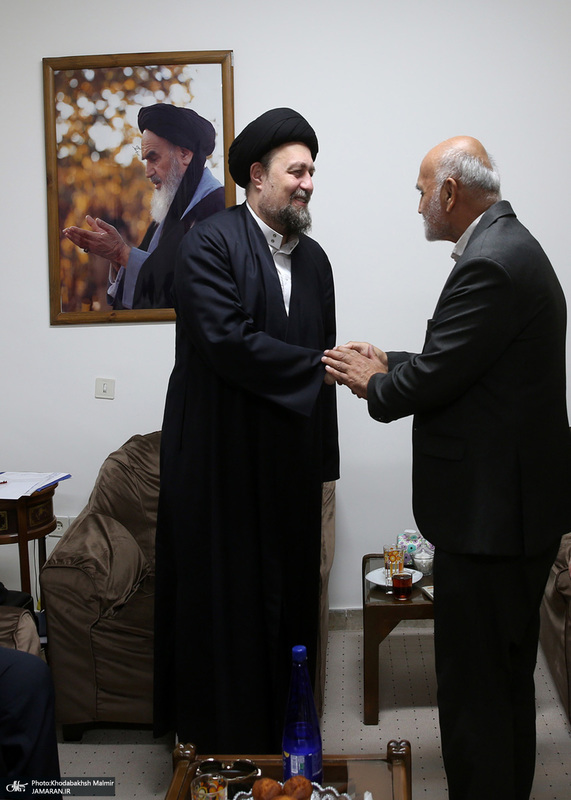 دیدار مدیران سابق تیم های پرسپولیس و استقلال با سید حسن خمینی