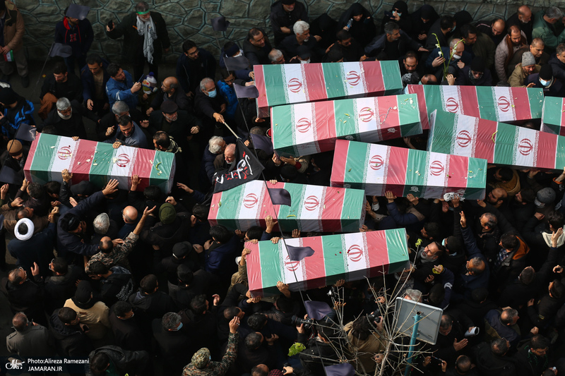 مراسم تشییع 200 شهید گمنام دفاع مقدس در تهران - 4