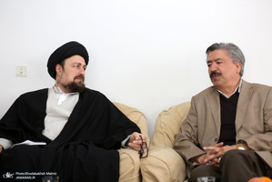 دیدار جمعی از هیئت موسس حزب راه ملت با سید حسن خمینی