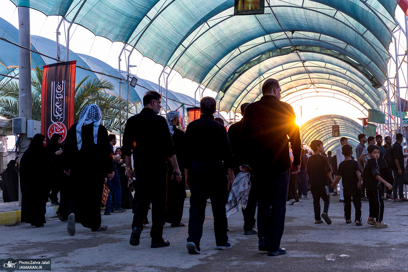 هم قدم با زائران اباعبدالله الحسین (ع)؛ چذابه